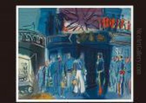 Reception D Un Admiral Anglais by Raoul Dufy