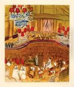 L'orchestre. by Raoul Dufy