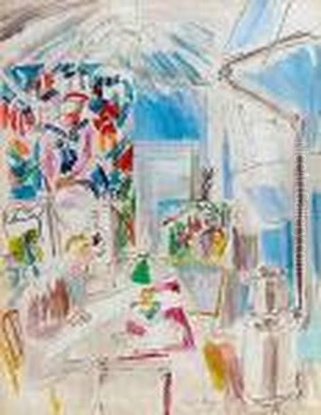 L'atelier Et Portrait De Madame Dufy - view 1