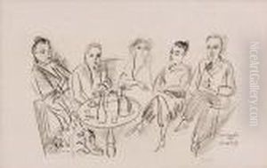 Au Cafe by Raoul Dufy