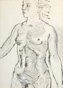 Femme Nue En Buste