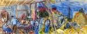 Repas Et Depiquage by Raoul Dufy