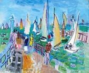 Regates A Deauville by Raoul Dufy