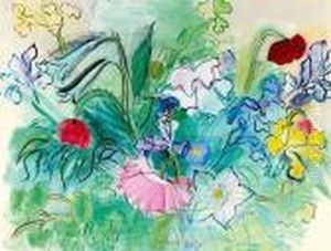 Bouquet Aux Iris Et Aux Coquelicots by Raoul Dufy