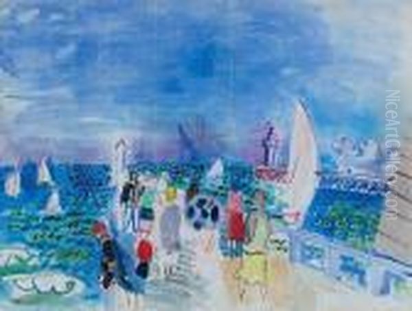 Jetee Aux Elegantes, Sur La Jetee De Deauville Et De Trouville - view 1