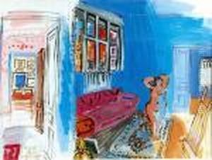 Modele Debout, Atelier De L'impasse De Guelma by Raoul Dufy