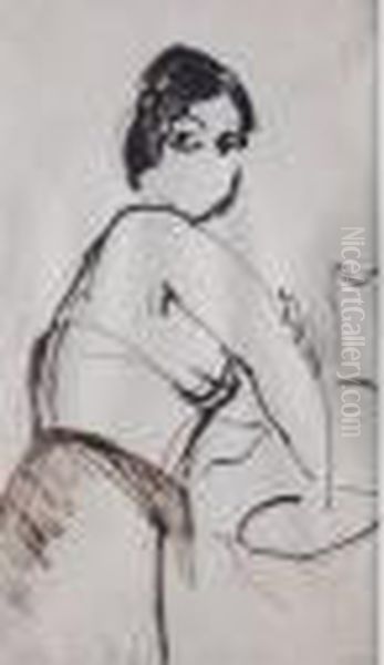 Etude, Femme A Sa Toilette - view 1