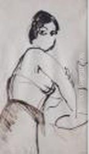 Etude, Femme A Sa Toilette by Raoul Dufy