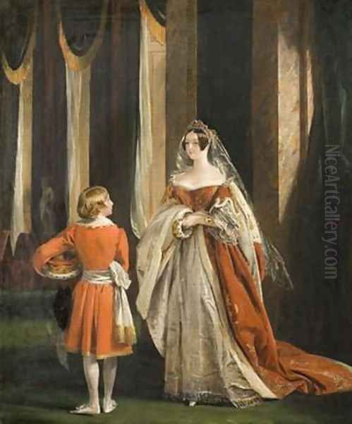 The Duchess of Sutherland in her Coronation Robes 1839 - view 1