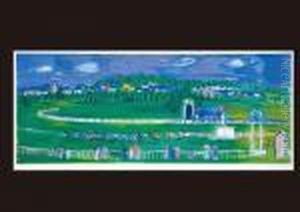 Dauville, Racecourse by Raoul Dufy