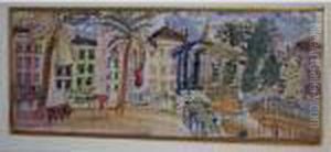 Kiosque Sur La Place Aux Palmiers