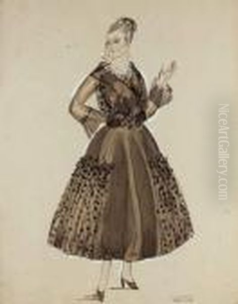 Projet De Costume Pour Paul Poiret - view 1