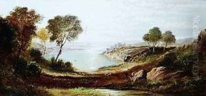 Morning Chepstow Castle Monmouthshire by Charles Robert Leslie