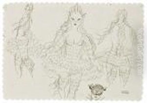Personnages De Ballet by Raoul Dufy