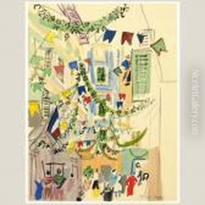 Calle De Paris by Raoul Dufy