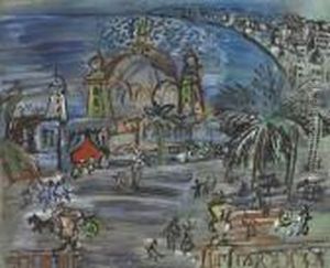 Le Carnaval A Nice by Raoul Dufy