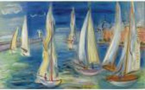 Regates A Deauville by Raoul Dufy