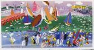 Nach - La Baie De Sainte-adresse by Raoul Dufy