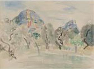 Collines A Vence by Raoul Dufy