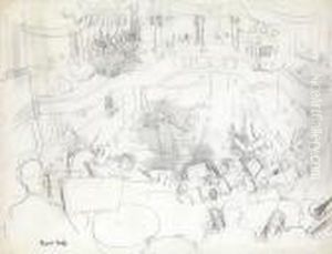 L'orchestre by Raoul Dufy