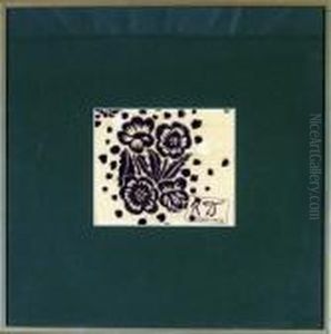 Floraler Stoffmusterentwurf by Raoul Dufy