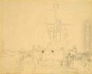 A Bord De La Flotte by Raoul Dufy