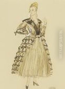 Etude De Robe Pour Paul Poiret by Raoul Dufy