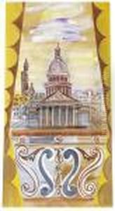 Fenetre Ouverte Sur Le Pantheon by Raoul Dufy