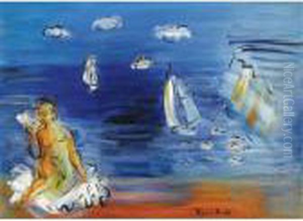 Baigneuse A Sainte-adresse - view 1