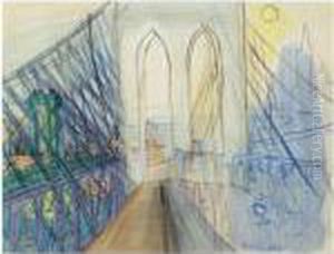Le Pont De Brooklyn by Raoul Dufy