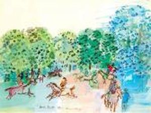 Hyde Park by Raoul Dufy