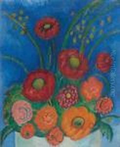 Fleurs. Pavots-anemones. by Raoul Dufy