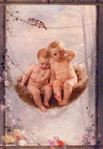 Sleepyheads by Timoleon Marie Lobrichon