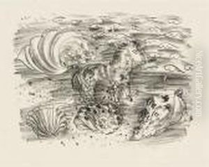 Petit Cheval Marin, Ou Le Cheval Aux Coquillages by Raoul Dufy