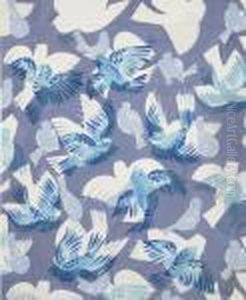 Composition Aux Oiseaux (maquette Pour Un Textile) by Raoul Dufy