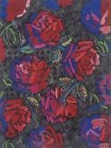 Composition Aux Roses (maquette Pour Un Textile) by Raoul Dufy