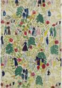 La Promenade Au Bois by Raoul Dufy