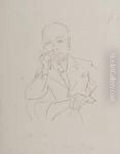 Portrait D'homme by Raoul Dufy
