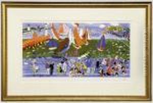 Landing Of The British Navy by Raoul Dufy