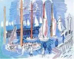 Voiliers Dans Le Port by Raoul Dufy