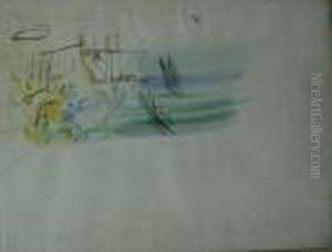 Vegetations Et Architecture (etude) by Raoul Dufy