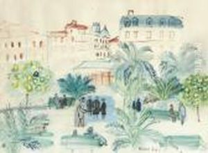 La Place Arago (perpignan) by Raoul Dufy