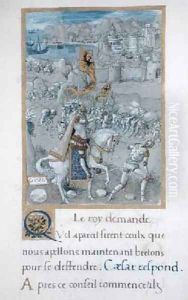 Julius Caesar 101-44 BC supervising the building of fortifications Julius Caesar 101-44 BC supervising the building of fortifications