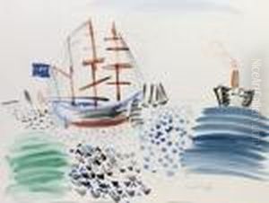 Les Bateaux by Raoul Dufy