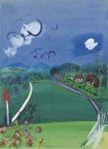 Les Courses A Goodwood by Raoul Dufy