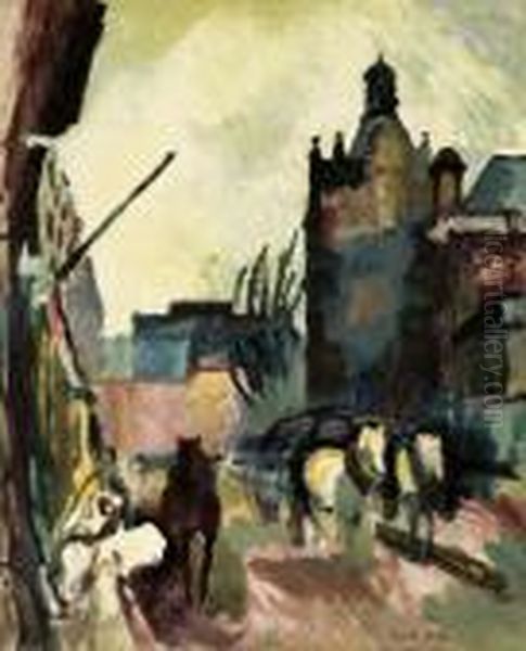 L'attelage (rue De Falaise) - view 1