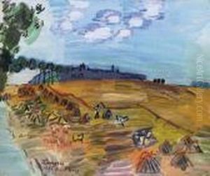 La Moisson Aux Environs De Langres by Raoul Dufy