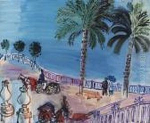 Nice, Vue De L'escalier Le Sage by Raoul Dufy