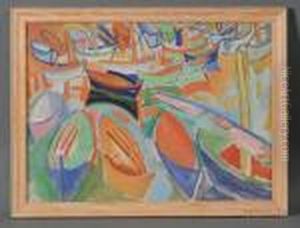 Abstract Boats by Raoul Dufy