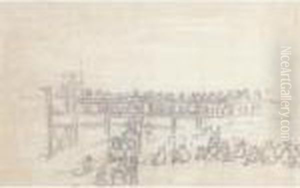 Regates A Fecamp (recto); L'estacade (verso) - view 1